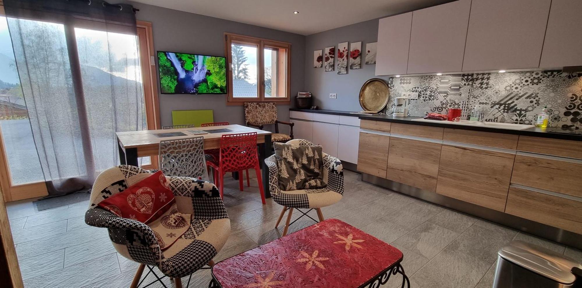 Chalet Arpitan - Les Carroz - Grand Massif Kamer foto