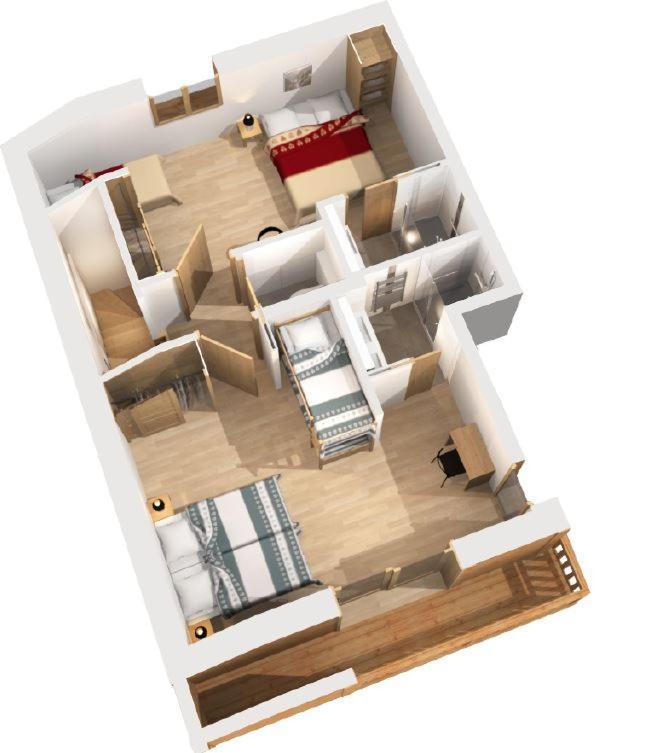 Chalet Arpitan - Les Carroz - Grand Massif Kamer foto