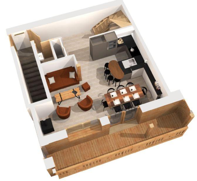 Chalet Arpitan - Les Carroz - Grand Massif Kamer foto