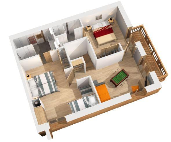 Chalet Arpitan - Les Carroz - Grand Massif Kamer foto